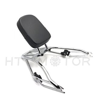 XHT(BC)- Backrest Sissybar with Luggage Rack for Harley Street 500 750 XG500 XG750 15-17