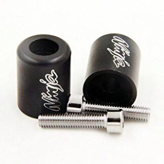 XHT(BC)- Bar Ends For Kawasaki Ninja Ex250 Ex500 Ex650R Zx6R-636 Zrx1100 Zzr1200 Black