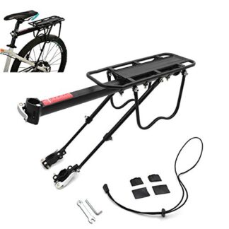 XHT(BC) Bicycle Carrier Rear Rack Fender Luggage Rack Seat 2.0 Quick Release Metal Pannier