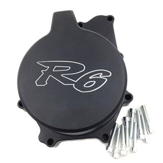 XHT(BC)- Billet Aluminum Motorcycle Engine Stator Cover For 1999-2002 Yamaha YZF R6 Black Left