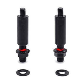 XHT(BC) Black 1-1/2" Clockwise & counter-clockwise Raised Mirror Adapters For Ducati Yamaha