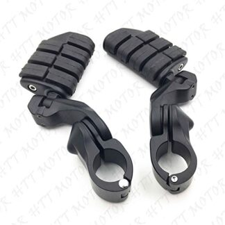 XHT(BC)- Black 2.5" Short Foot Peg Kit 1.25" Engine Guard For Valkyrie 1800 2004