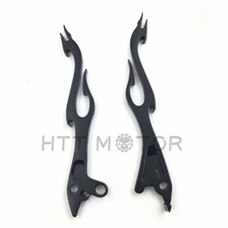 XHT(BC)- Black Brake Clutch Flame Hand Levers Fit For Suzuki Boulevard S50 S83 C90