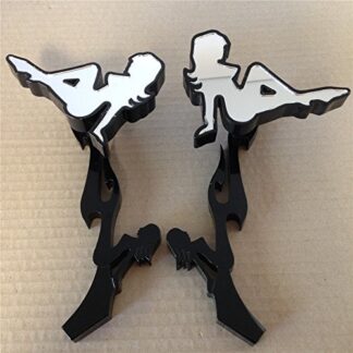 XHT(BC)- Black Custom Hot Momma Mirror fit for Harley Electra Heritage Sportster Glide