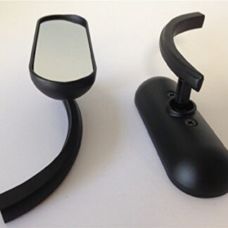 XHT(BC)- Black Custom Mini Oval Mirrors Fit For Suzuki Savage Intruder Volusia Boulevard