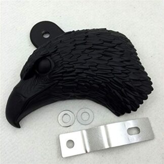 XHT(BC)-Black Eagle head horn cover For 92-16 Harley w/side mount"cowbell" all V-rod's