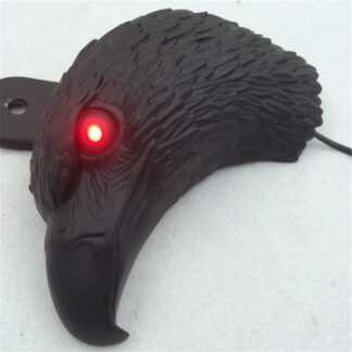 XHT(BC)-Black Eagle horn cover w/LED For 92-16 Harley"cowbell" and all V-rod's