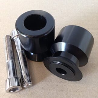 XHT(BC)- Black Flat Swingarm Spools No logo 10mm Thread For Kawasaki Ninja 250R 2008-2011/ 650R 2006-2011/ ZX-10R ZX1000 2004-2010/ ZX-12R ZX1200 2000-2005