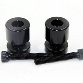 XHT(BC)- Black Flat Swingarm Spools No logo 8mm Thread For CBR1000RR 2004-2011/ CBR250R 2011/ CBR600RR 2003-2011/ CBR900RR 2002-2003/ CBR954RR 2002-2003