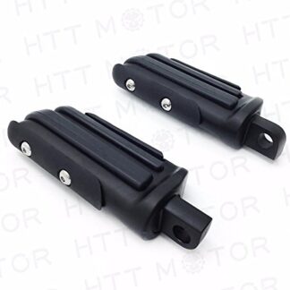XHT(BC)- Black Footrest Foot Pegs For Harley Davidson Dyna Glide Sportster 883 1200