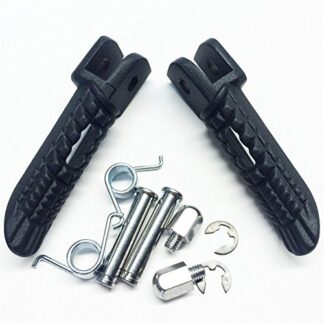 XHT(BC)- Black Front Foot Pegs Footrest For Suzuki Gsx-R Gsxr 600/750 1000 2000-2011