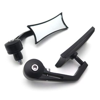 XHT(BC)-Black Handlebar Racing Mirror For Suzuki Kawasaki Yamaha 7/8" 1" 22mm 25mm