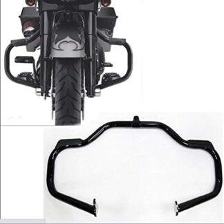 XHT(BC)- Black Highway Rail Engine Guard Crash Bar For Harley Davidson Touring 2009-2017 Road King FLHR/Street Glide FLHX/CVO Street Glide FLHXSE (Aftermarket 49155-09A)
