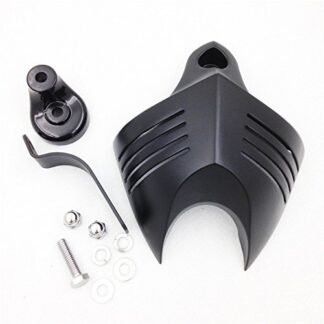 XHT(BC)- Black Horn Cover Fit For Harley Big Twins V-Rods Stock Cowbell Horns 1992-2013