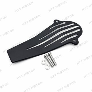 XHT(BC)- Black Iron Plate Drive Shaft Cover For Yamaha V-Star 650 1100 Classic Custom 128MM