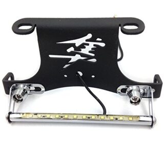 XHT(BC)- Black LED light Fender Eliminator Tidy Tail"Hayabusa" Logo For 1999-2012 Suzuki Hayabusa Gsxr1300 R