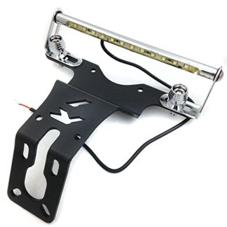 XHT(BC)- Black LED light Fender Eliminator Tidy Tail"R1" Logo For 2004-2015 Yamaha YZF R1 YZF-R1 YZFR1