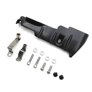 XHT(BC) Black Rear Cylinder Base Cover For 09-16 Harley Touring Electra Glide Road Glide Road King