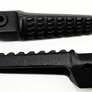 XHT(BC)- Black Rear Foot Pegs Footrest Fit For Kawasaki Zx6R Zx10R Zx-6R Zx-10R