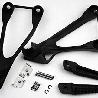 XHT(BC)- Black Rear Passenger Foot Peg Bracket Fit For Kawasaki Zx6R 2005 2006 2007 2008
