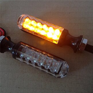 XHT(BC)- Black Turn Signals Blinkers For Yamaha Kawasaki Shadow V Star Vtx Vn Xvs Vt S40