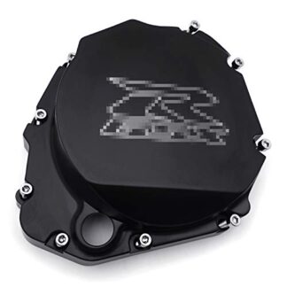 XHT(BC)- Black"GSXR" Engine Clutch Cover Compatible With 01-05 Suzuki GSXR600 1000/00-05 GSXR 750 [P/N: MT313-010-GSXR-BK]