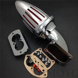 XHT(BC)- Bullet Air Cleaner Filter For 2002-2009 Kawasaki Vulcan 1500 1600 Mean Streak Chr