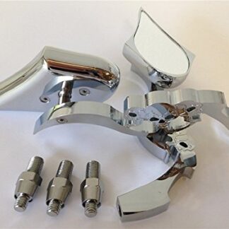 XHT(BC)- CHROME Billet Skull Blade Mirror fit for CBR CBR600 suzuki yamaha kawasaki