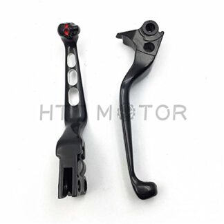 XHT(BC)- CNC Aluminum Black Brake Clutch Skull Zombie Lever for Harley Davidson XL Sportster 883 1200 softail