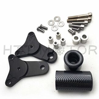 XHT(BC)- Carbon No Cut Frame Slider Crash Protector For 2011-2020 Suzuki Gsxr 600/750