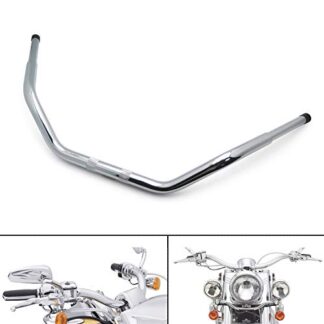XHT(BC) Chrome 1.25" Fat Beach Handlebar Bar For Custom Harley 01-05 FXDL/ 99-17 FXDWG/ 03-13 FLHR