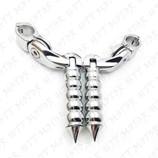XHT(BC)- Chrome 2.5" Short Foot Peg Kit 1.25" Engine Guard For VT750 Shadow 750