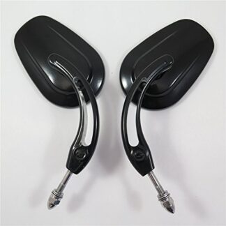 XHT(BC)- Chrome Big Mirrors For 1984-2017 Harley Street 500 750 Low Rider SuperLow Iron 883 1200 Custom Roadster XL883R XL1200V