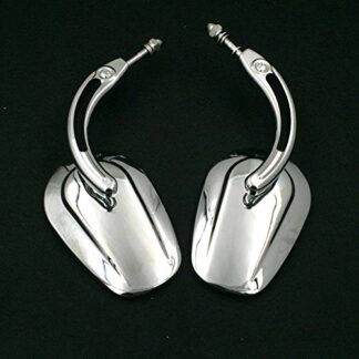 XHT(BC)- Chrome Big Mirrors For 1984 and up Harley Davidson Street 500 750 Low Rider SuperLow Iron 883 1200 Custom Roadster XL883R XL1200V FLS FLSTF