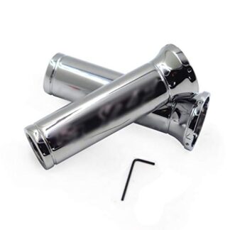 XHT(BC)-Chrome Billet Aluminum Hand Grips 22mm 7/8""YZFR1" For Yamaha Yzfr1 Yzf-R1 Yzf