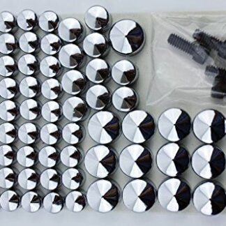 XHT(BC)- Chrome Bolts Toppers Caps for 2007 2008 2009 2010 2011 2012 2013 Harley FLT FLH
