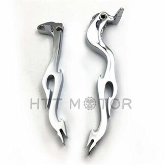 XHT(BC)- Chrome Brake Clutch Flame Lever Fit For Suzuki Gsx Gsxr Gsx-R Gsxr600 Gsxr750