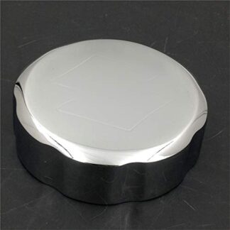 XHT(BC)-Chrome Brake Fluid Reservoir Cap Cover"S" Engraved For 1988-2012 Suzuki GSXR 750