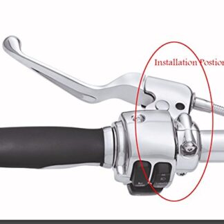 XHT(BC)- Chrome Clutch Lever Mount Bracket Clutch Bracket For Harley 2008-later Dyna / 2008-2014 Softail (Softail Slim FLS/Softail Deluxe FLSTN/Cross Bones FLSTSB)