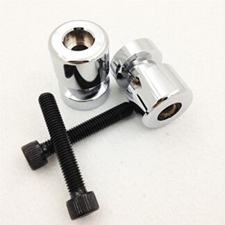 XHT(BC)- Chrome Flat Swingarm Spools No logo 8mm Thread For Kawasaki ZX1000 Ninja ZX-10R 2011-2012/ Suzuki GSX-R 1100 1992-1998/ CBR600RR 2003-2011