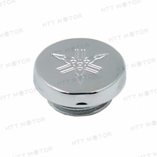 XHT(BC)- Chrome Fluid Reservoir Cap Cover For 89-99 Yamaha FZR600/95-09 Yamaha YZF600R