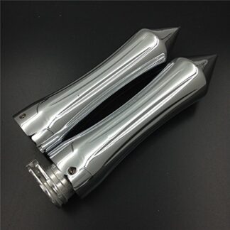 XHT(BC)- Chrome Handle Grips 1" 25mm For Harley Road King/Ultra/Touring/VTX 1800/ Yamaha Road Star
