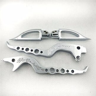 XHT(BC)- Chrome Handle Lever Blade Foot Pegs for 99-07 Suzuki Hayabusa GSX 1300R GSX-R1300