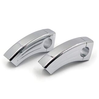 XHT(BC)- Chrome Handlebar Risers For Suzuki Boulevard Intruder Volusia Yamaha V-Star Vmax 1''