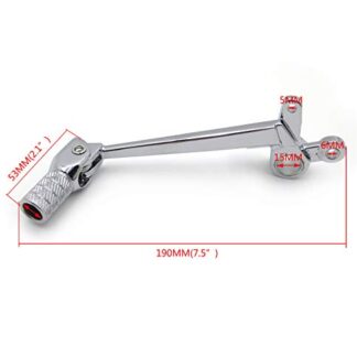 XHT(BC)- Chrome High Tensile Strength Aluminum Folding Rear Brake Pedal Foot Lever For CBR 1000RR 2004-2007