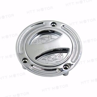 XHT(BC)- Chrome Keyless Gas Cap Twist Off Fuel Tank Cap For Yamaha YZF R6 (All Years)