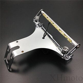 XHT(BC)- Chrome LED light Fender Eliminator Tidy Tail No Logo For 2004-2014 Yamaha Yzf R1 Yzf-R1 Yzfr1