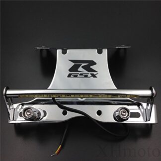 XHT(BC)- Chrome LED light Fender Eliminator Tidy Tail"GSXR" Logo For 2003-2004 Suzuki GSXR 1000/1997-2002 Suzuki Gsxr 1000 Gsx-R1000(minor drilling is required to fit)