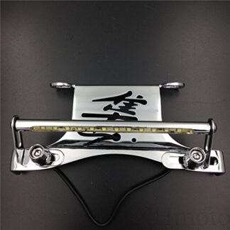 XHT(BC)- Chrome LED light Fender Eliminator Tidy Tail"Hayabusa" Logo For 1999-2012 Suzuki Hayabusa Gsxr1300 R