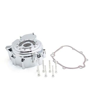 XHT(BC)-Chrome Left Engine Stator Cover See Through For Suzuki GSXR 600/750 2006-2020